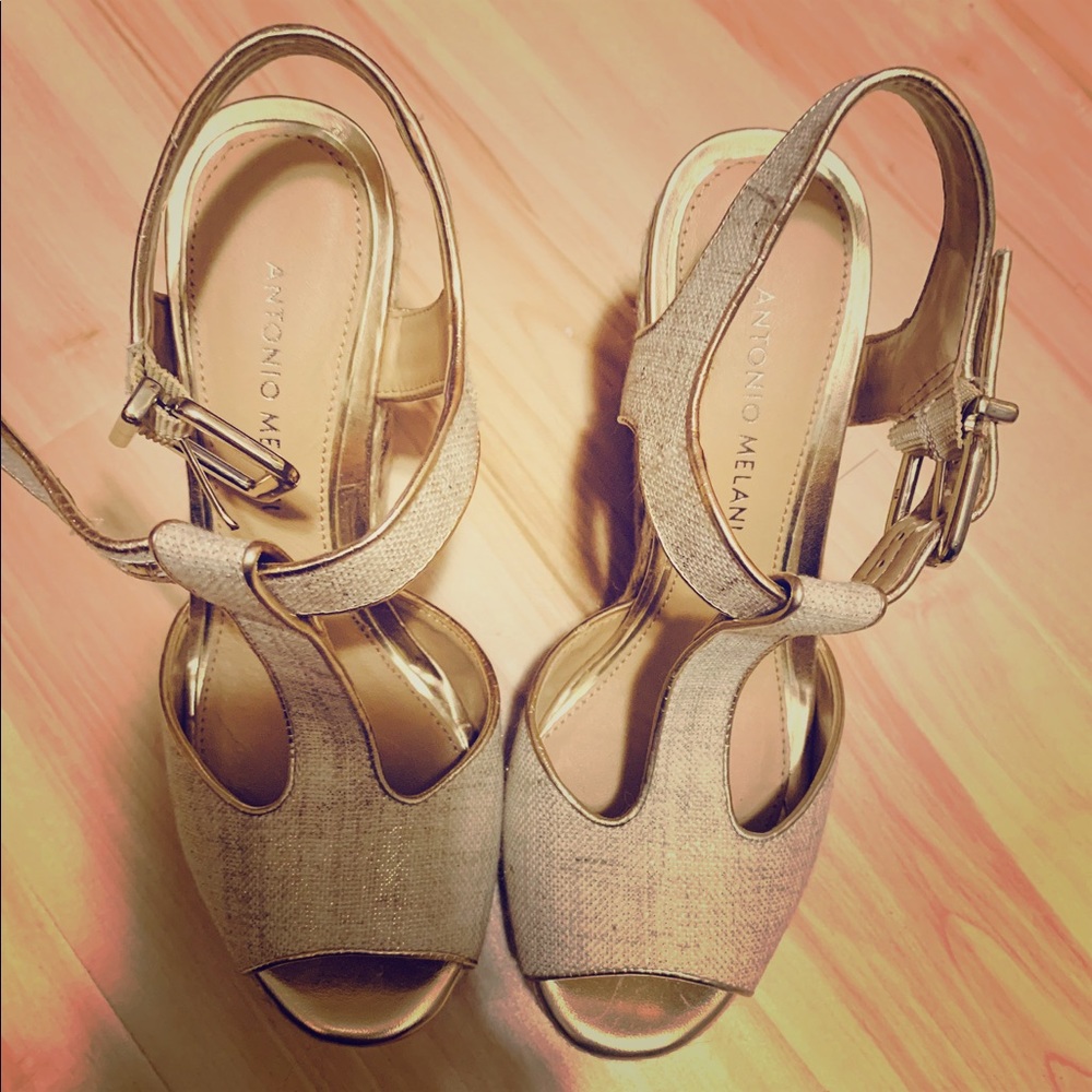Size 7 Wedge Sandal (new)
